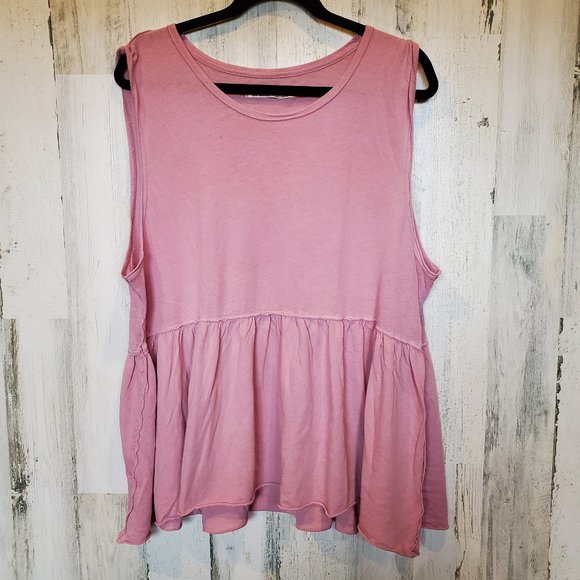We The Free Tops We The Free Pink Babydoll Tank Top 003 Poshmark